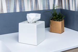 Cosmetic cube bianco